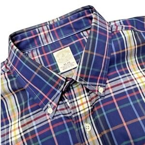 Brooks Brothers Men's XL Multi-Color Golden Fleece Button Down Shirt Made in USA